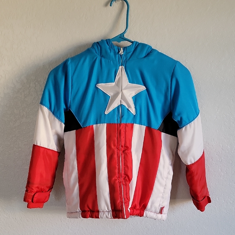 Disney Captain America Jacket - Red, White, Blue
